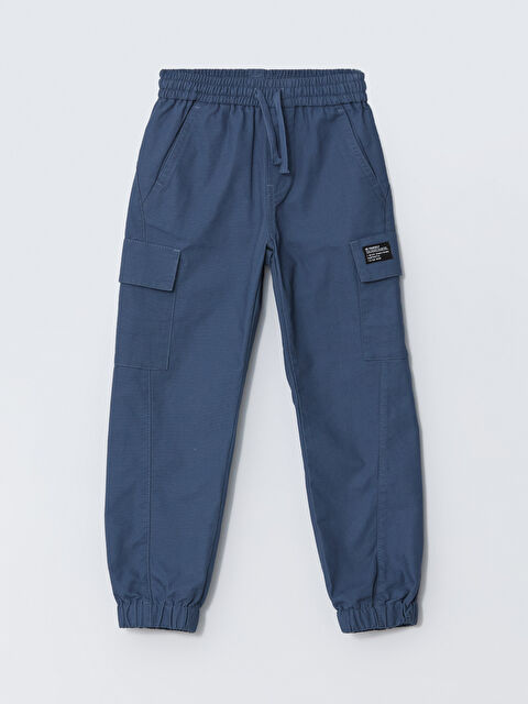 LCW Kids Beli Lastikli Erkek Çocuk Kargo Jogger Pantolon - S51151Z4-H6Q