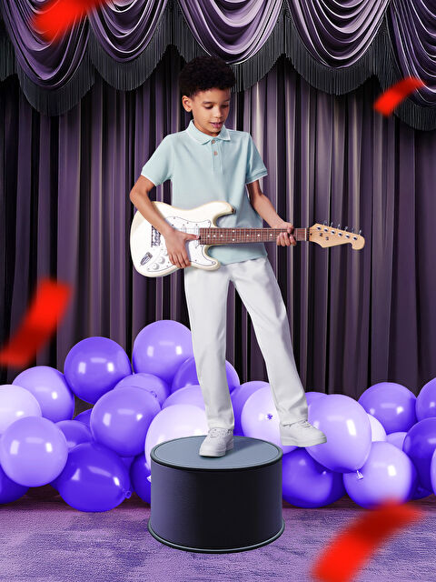 LCW Kids Beli Lastikli Erkek Çocuk Pantolon - S51152Z4-Q6K