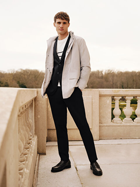 SOUTHBLUE Standart Kalıp Kapüşonlu Erkek Mont - S51177Z8-S0L