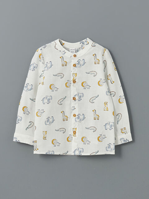 LCW baby Hakim Yaka Baskılı Erkek Bebek Gömlek - S51193Z1-LRA