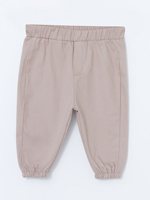 LCW baby Beli Lastikli Gabardin Erkek Bebek Pantolon - S51311Z1-GE8