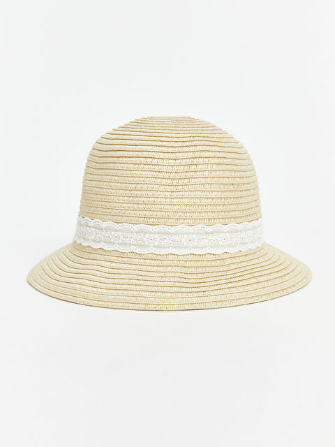 LCW ACCESSORIES Hasır Kız Bebek Şapka - S51367Z1-G7K