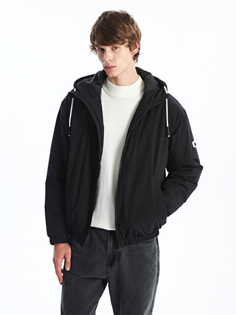 XSIDE Rahat Kalıp Kapüşonlu Erkek Orta Kalın Mont - S51413Z8-CVL