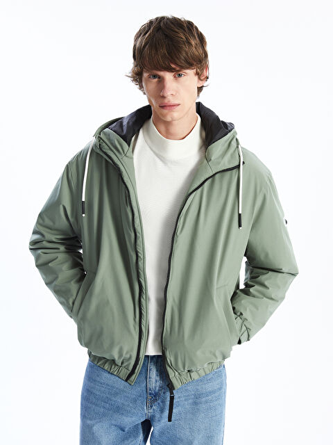 XSIDE Rahat Kalıp Kapüşonlu Erkek Orta Kalın Mont - S51413Z8-V29