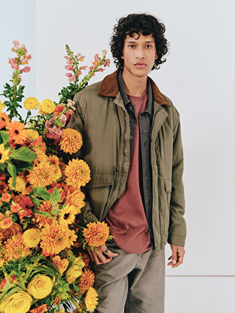 XSIDE Rahat Kalıp Gömlek Yaka Erkek Mont - S51414Z8-HCZ