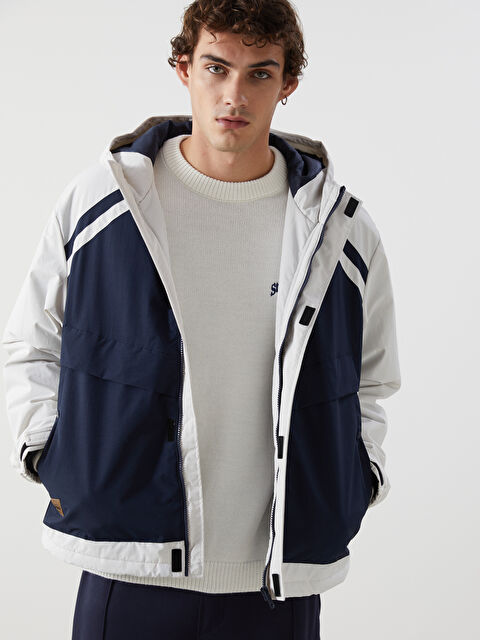 XSIDE Rahat Kalıp Kapüşonlu Erkek Orta Kalın Mont - S51421Z8-HRZ