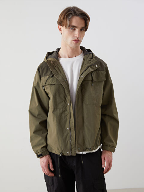 XSIDE Rahat Kalıp Kapüşonlu Erkek Mont - S51437Z8-TVY