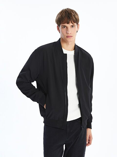 XSIDE Standart Kalıp Kolej Yaka Erkek Bomber Mont - S51466Z8-CVL