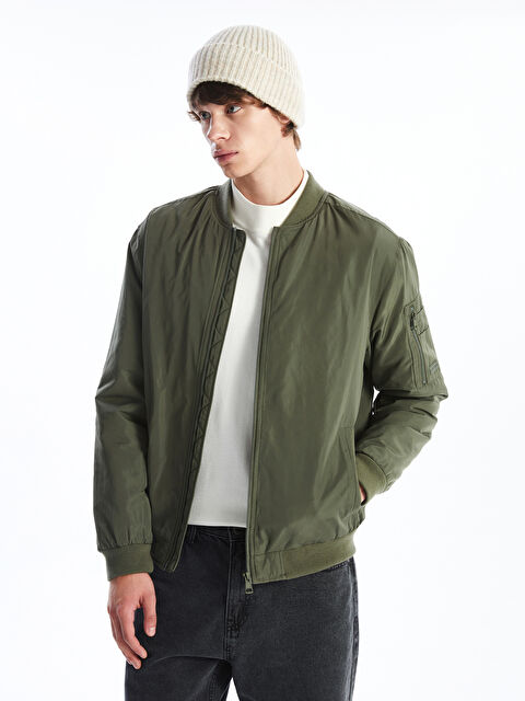 XSIDE معطف للرجال بقصة عادية وياقة كلية - S51497Z8-HCZ