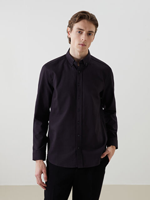 LCW Vision Men's Basic Shirt - S51649Z8-CVL