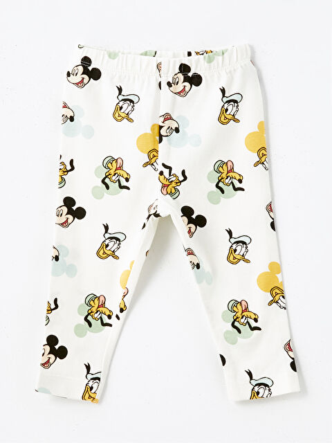 LCW baby Mickey Mouse Baskılı Erkek Bebek Tayt