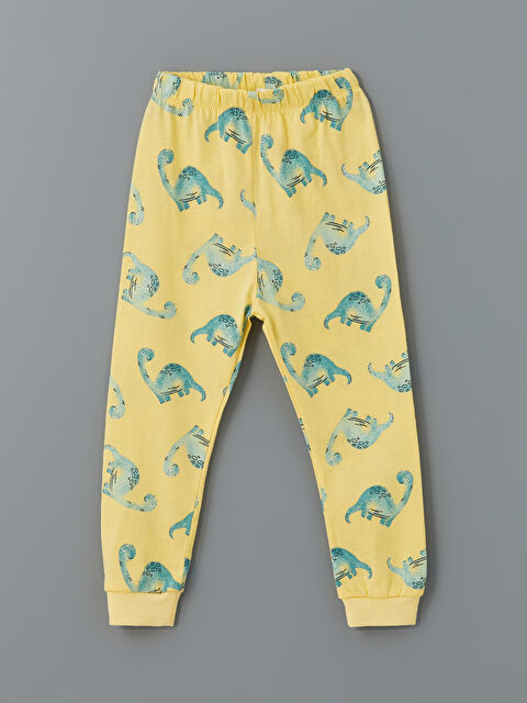 LCW baby Beli Lastikli Baskılı Erkek Bebek Pijama Alt - S51730Z1-LU9