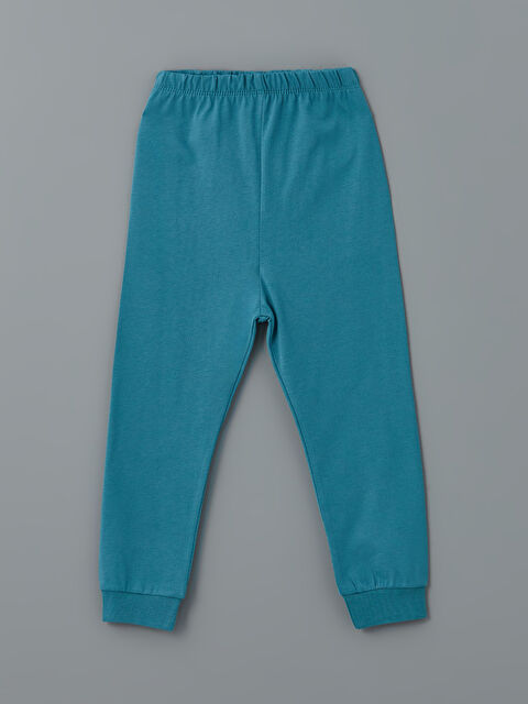 LCW baby Beli Lastikli Baskılı Erkek Bebek Pijama Alt