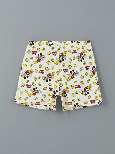 LCW Young Mickey Mouse Baskılı Kadın Şort Pijama Altı - S51740Z8-LRA