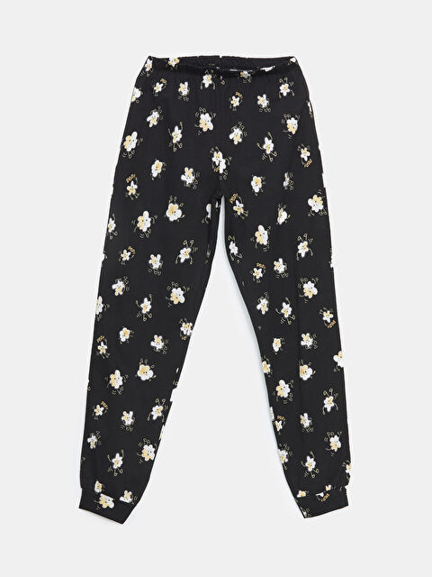 LCW Young Beli Lastikli Desenli Kadın Jogger Pijama Altı - S51781Z8-LQJ