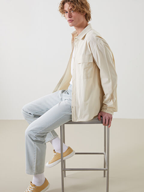 XSIDE Rahat Kalıp Uzun Kollu Erkek Gömlek - S51862Z8-YQ7