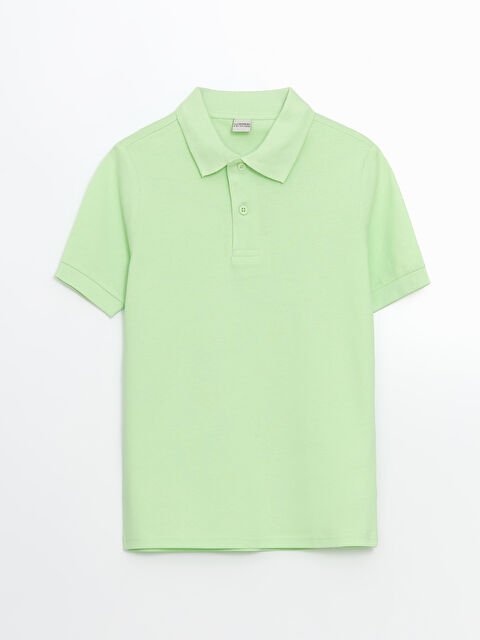 LCW Kids Polo Neck Basic Boys' T-Shirt - S51870Z4-FUQ