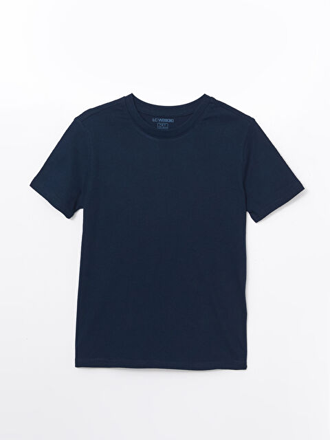 LCW Kids Bisiklet Yaka Erkek Çocuk Tişört - S51871Z4-DWP