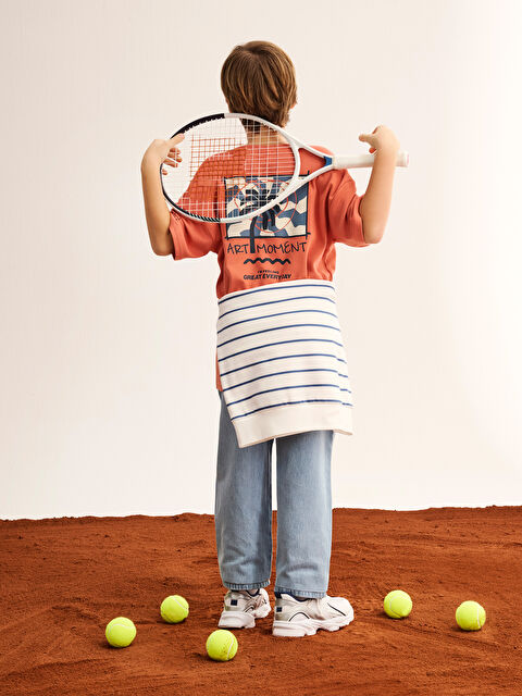 LCW Kids Bisiklet Yaka Erkek Çocuk Tişört - S51872Z4-GQ1