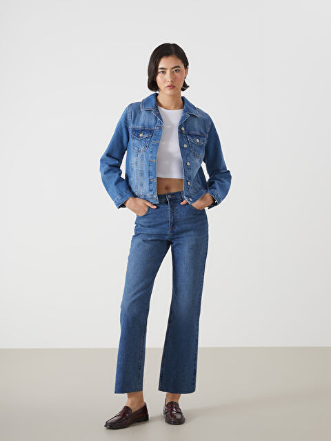 LCW Jeans Mars Flare Kadın Jean Pantolon - S51938Z8-507