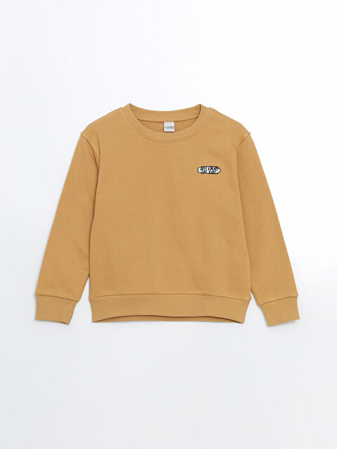 LCW Kids Bisiklet Yaka Erkek Çocuk Sweatshirt - S51958Z4-GFE