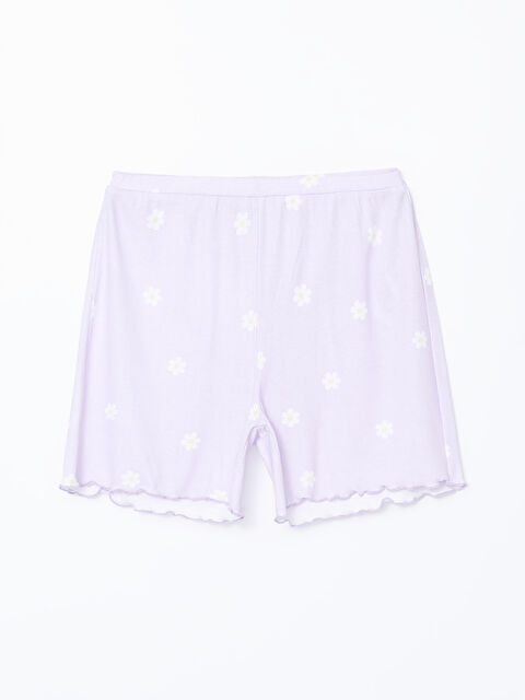 LCW Young Beli Lastikli Puantiyeli Kadın Şort Pijama Altı - S51960Z8-LSC