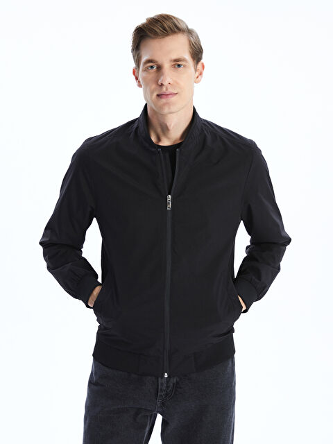 LCWAIKIKI Classic Standart Kalıp Kolej Yaka Erkek Mont - S51964Z8-CVL