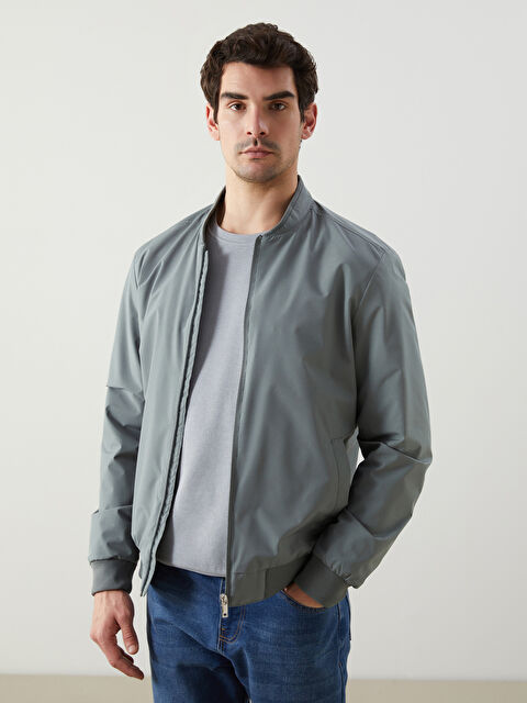 LCWAIKIKI Classic Standart Kalıp Kolej Yaka Erkek Mont - S51964Z8-YRX