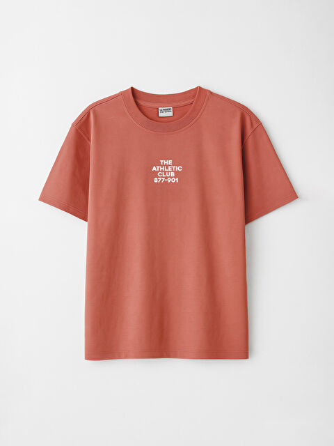 LCW Kids Bisiklet Yaka Erkek Çocuk Tişört - S51965Z4-GRA