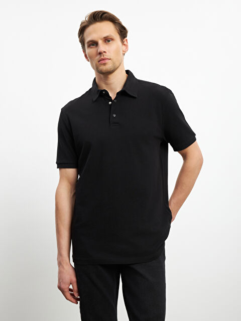 LCWAIKIKI Basic Polo Neck Pique Men's T-Shirt - S51973Z8-CVL
