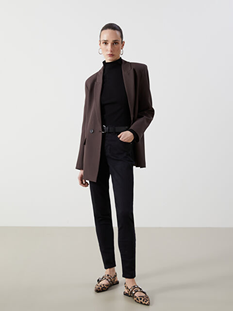 LCW Jeans Beli Kemerli Mercury Skinny Fit Kadın Jean Pantolon - S52011Z8-327