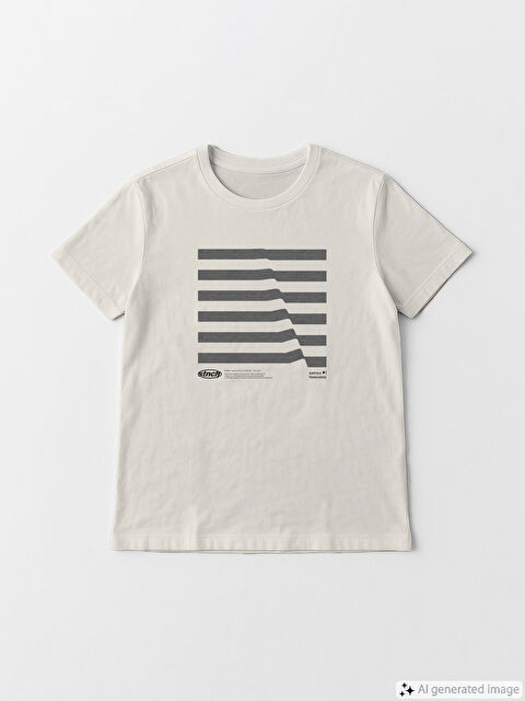 LCWAIKIKI Classic Crew Neck Short Sleeve Printed Men's T-Shirt - S52120Z8-RTC