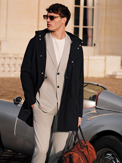 SOUTHBLUE Standart Kalıp Kapüşonlu Erkek Mont - S52195Z8-RFD