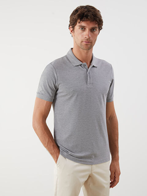 LCWAIKIKI Classic Polo Yaka Kısa Kollu Pike Erkek Tişört - S52213Z8-CX7