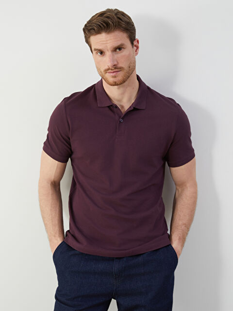 LCWAIKIKI Classic Polo Yaka Kısa Kollu Pike Erkek Tişört - S52213Z8-YHP