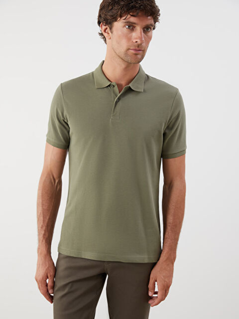 LCWAIKIKI Classic Polo Yaka Kısa Kollu Pike Erkek Tişört - S52213Z8-Z3V