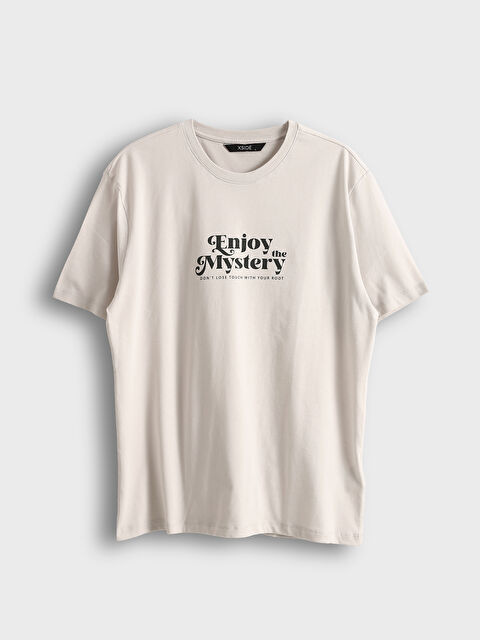 XSIDE Crew Neck Printed Men's T-Shirt - S52222Z8-V43