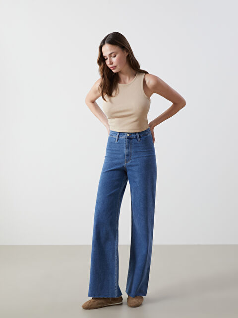 LCW Jeans Wideleg Kadın Jean Pantolon - S52277Z8-507