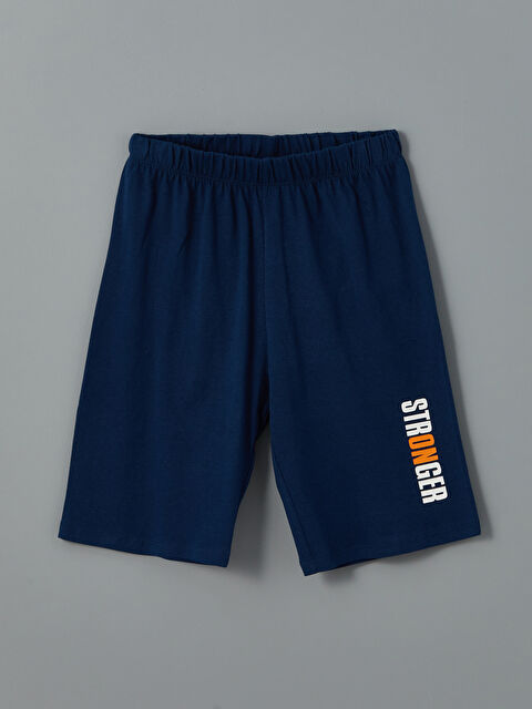LCW Kids Beli Lastikli Erkek Çocuk Pijama Şort - S52422Z4-JC7