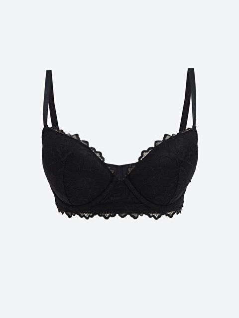 LCW DREAM Balenli Dolgusuz Dantelli Tişört Sütyen - S52431Z8-CVL