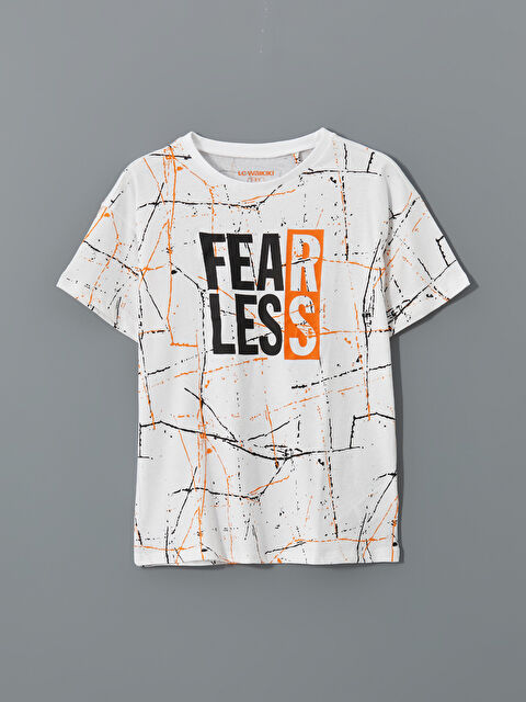 LCW Kids Bisiklet Yaka Erkek Çocuk Pijama Üst - S52433Z4-LU7