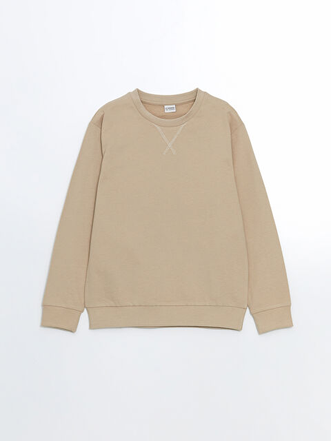 LCW Kids Bisiklet Yaka Erkek Çocuk Sweatshirt - S52515Z4-FHL