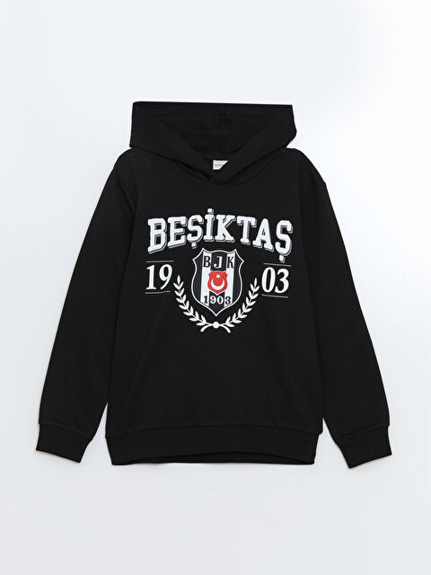 LCW Kids Beşiktaş Baskılı Erkek Çocuk Sweatshirt