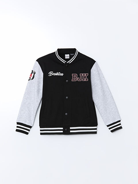 LCW Kids Beşiktaş Baskılı Erkek Çocuk Kolej Ceket - S52556Z4-CVL
