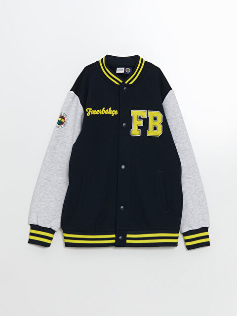 LCW Kids Fenerbahçe Baskılı Erkek Çocuk Kolej Ceket - S52558Z4-J2Y