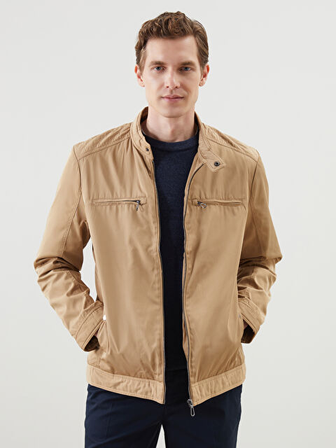 LCWAIKIKI Classic Standart Kalıp Dik Yaka Erkek Mont - S52568Z8-YBS