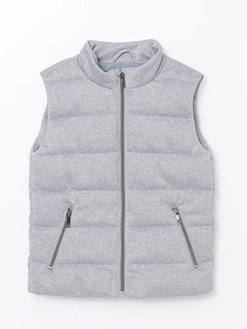 LCW Kids Dik Yaka Erkek Çocuk Yelek - S52635Z4-LAL