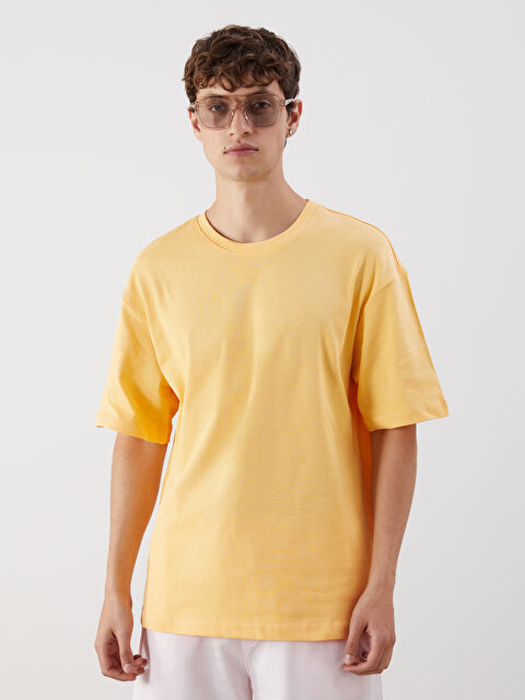 XSIDE Bisiklet Yaka Penye Erkek Tişört - S52693Z8-FXZ