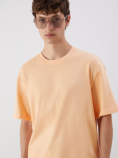 XSIDE Bisiklet Yaka Penye Erkek Tişört - S52693Z8-ZSX