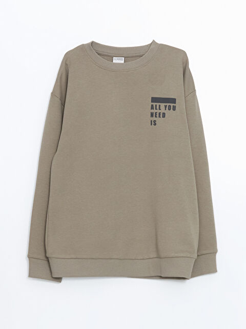 LCW Kids Bisiklet Yaka Erkek Çocuk Tişört - S52708Z4-YLG